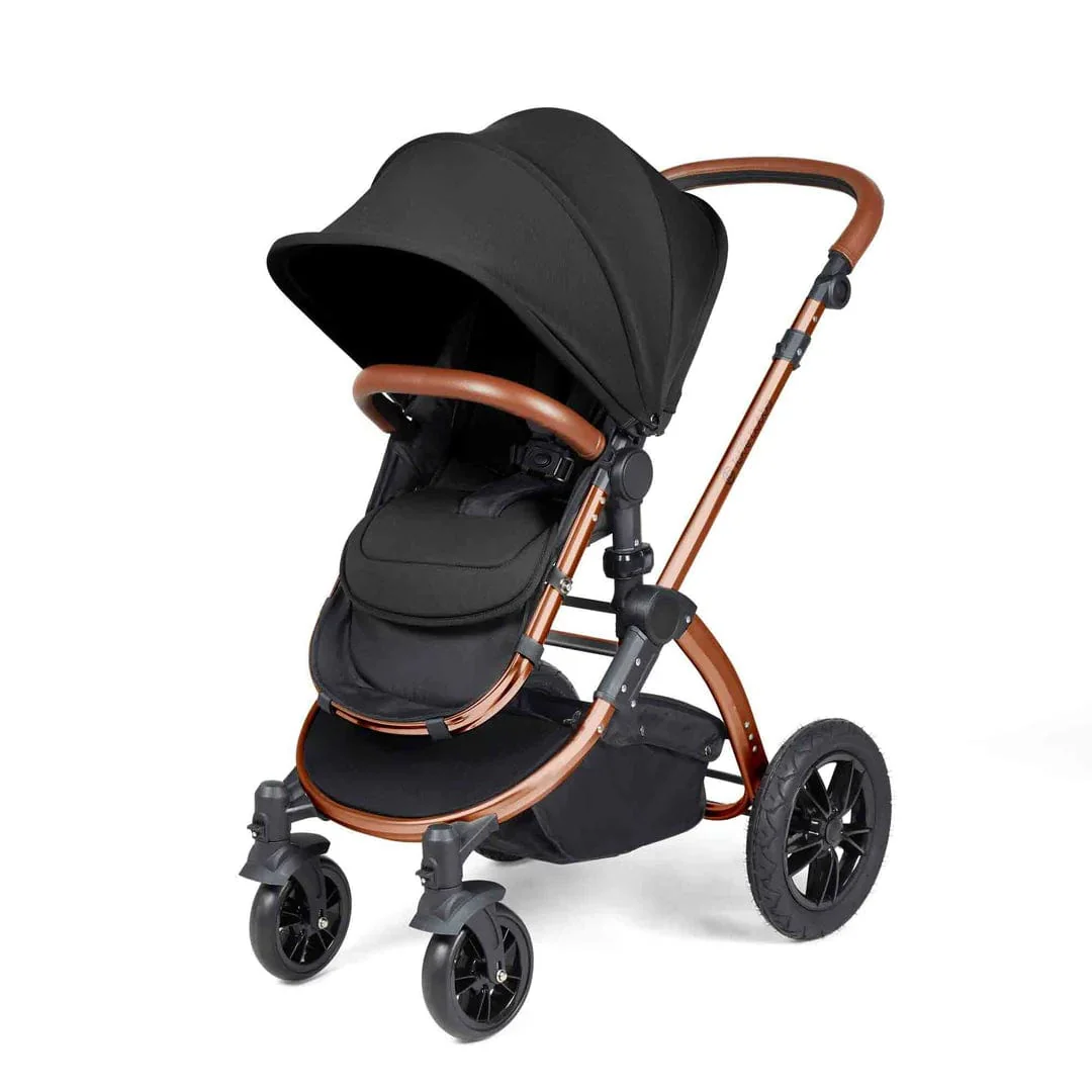 Ickle Bubba Stomp Luxe (Cirrus) Travel System with Bubba & Me - Bronze / Midnight / Tan - Image 5