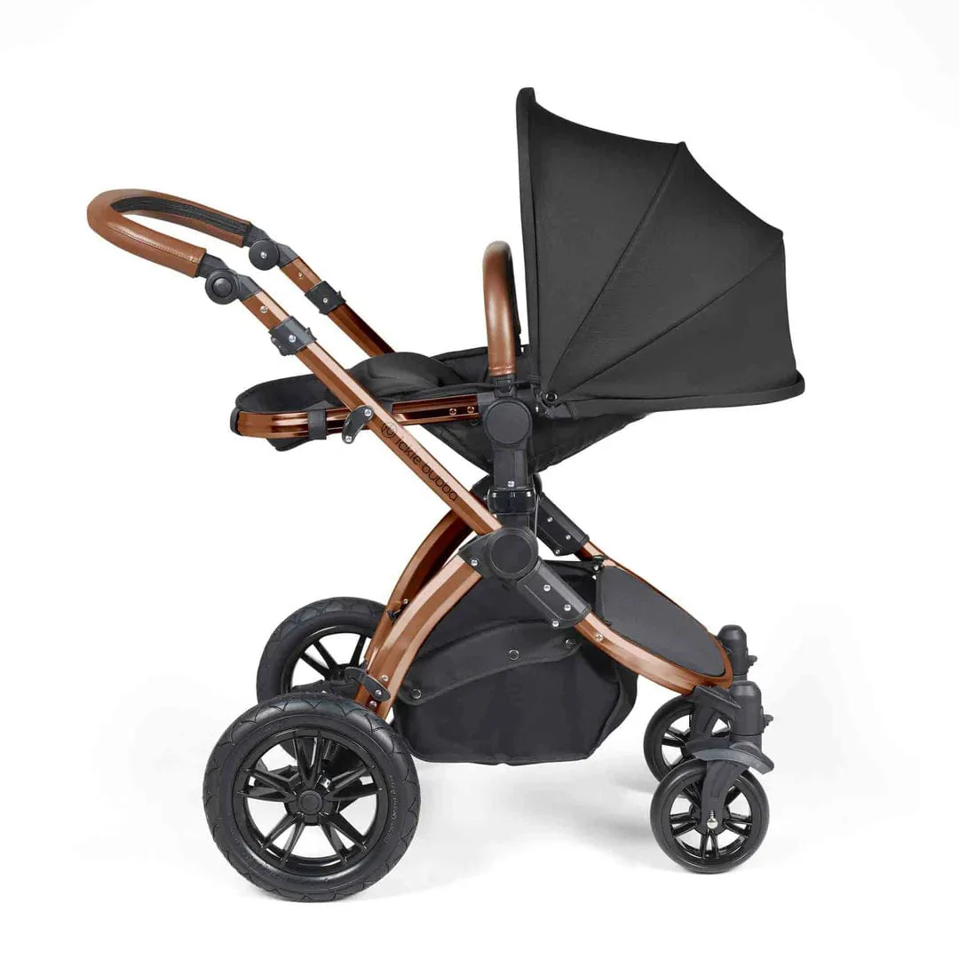 Ickle Bubba Stomp Luxe (Cirrus) Travel System with Bubba & Me - Bronze / Midnight / Tan - Image 8
