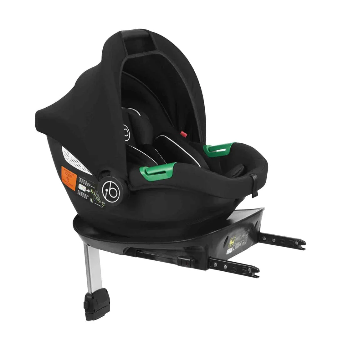 Ickle Bubba Stomp Luxe (Cirrus) Travel System with Bubba & Me - Silver / Charcoal Grey / Tan - Image 10