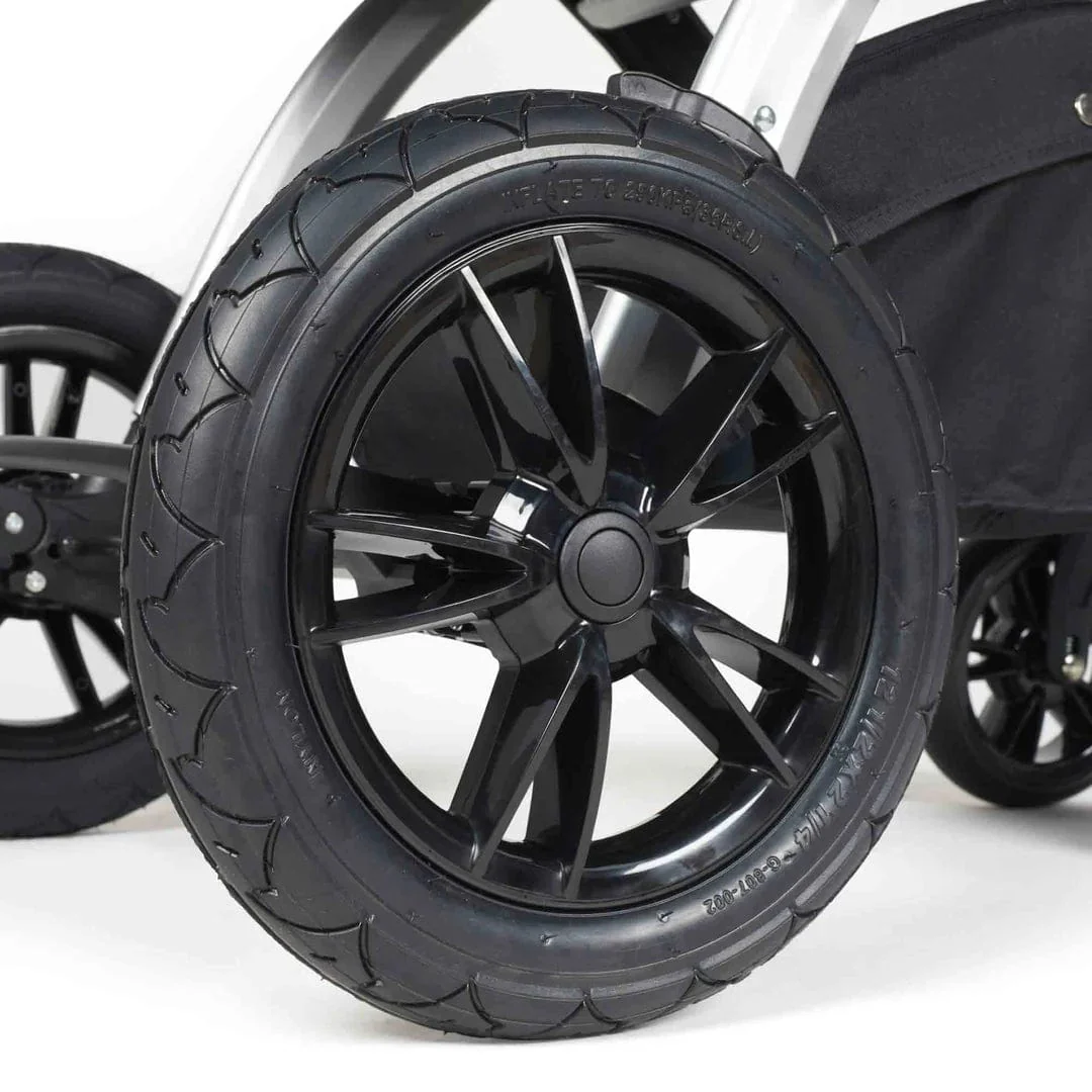 Ickle Bubba Stomp Luxe (Cirrus) Travel System with Bubba & Me - Silver / Desert / Tan - Image 18
