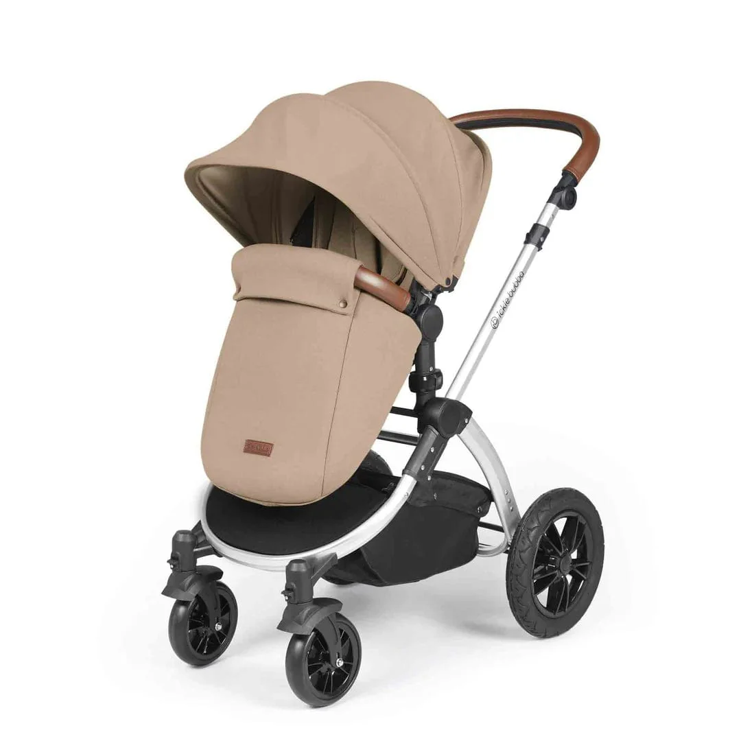 Ickle Bubba Stomp Luxe (Cirrus) Travel System with Bubba & Me - Silver / Desert / Tan - Image 6
