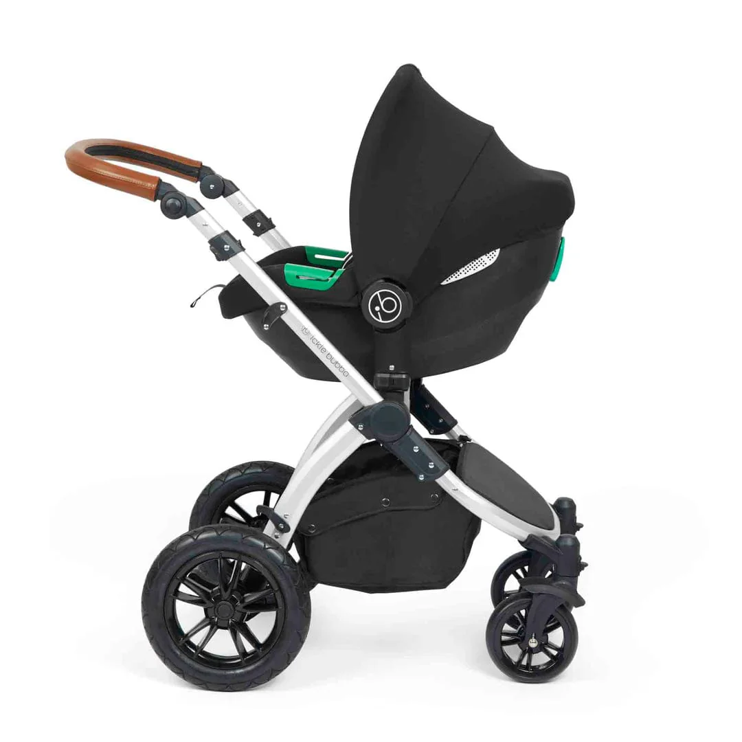 Ickle Bubba Stomp Luxe (Cirrus) Travel System with Bubba & Me - Silver / Desert / Tan - Image 9
