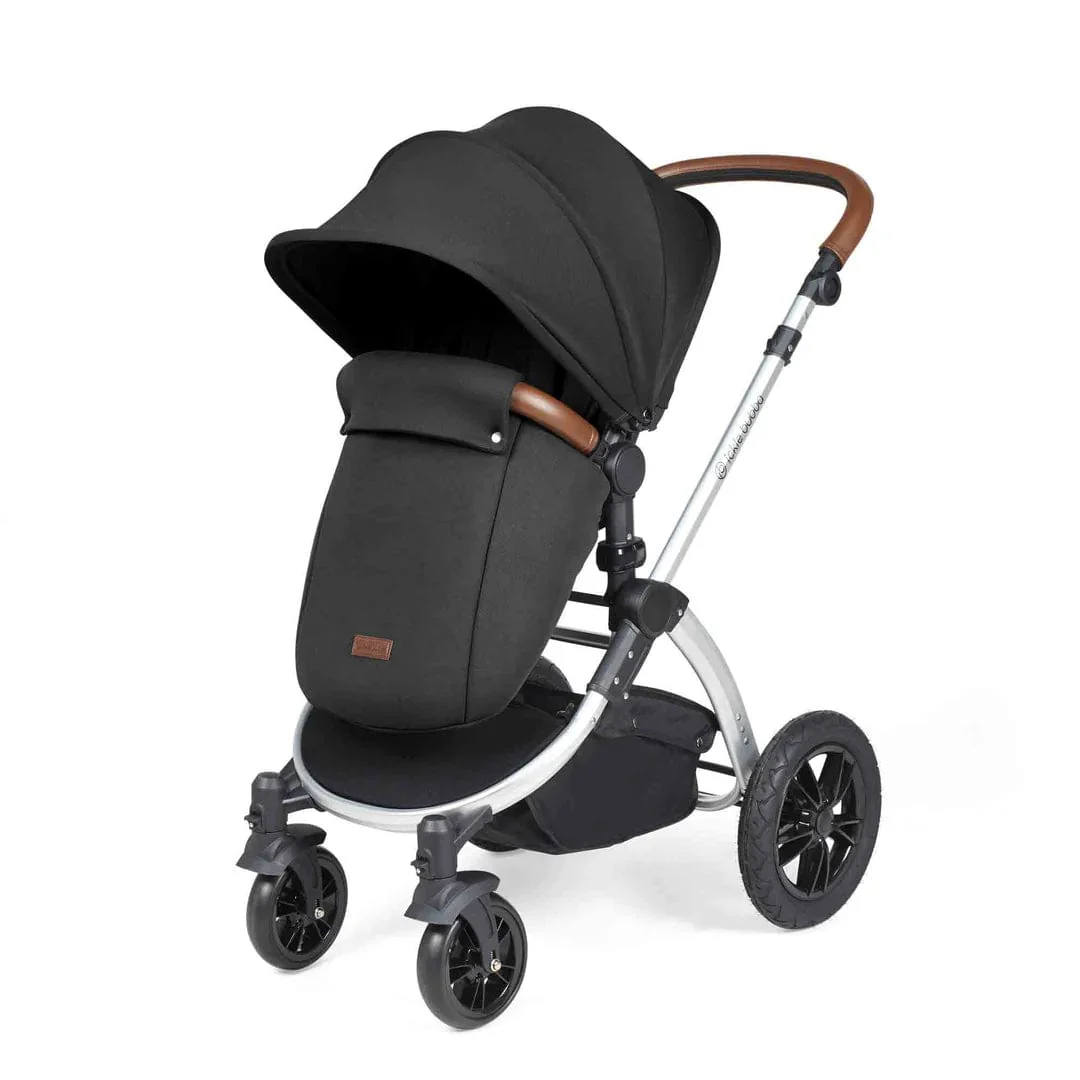 Ickle Bubba Stomp Luxe (Cirrus) Travel System with Bubba & Me - Silver / Midnight / Tan - Image 6
