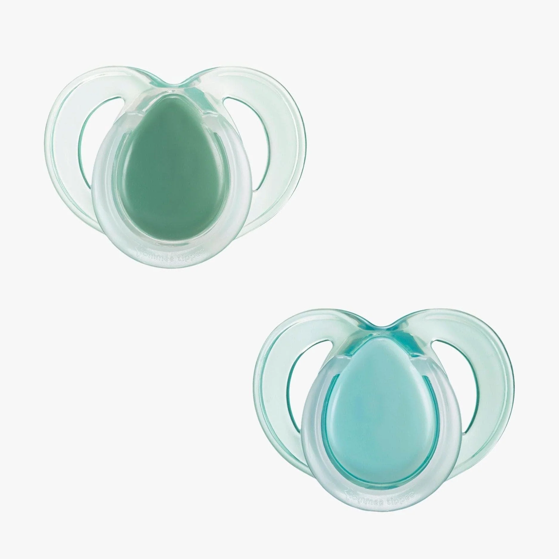 Tommee Tippee Night Time Soother 18-36m (x2) - Green