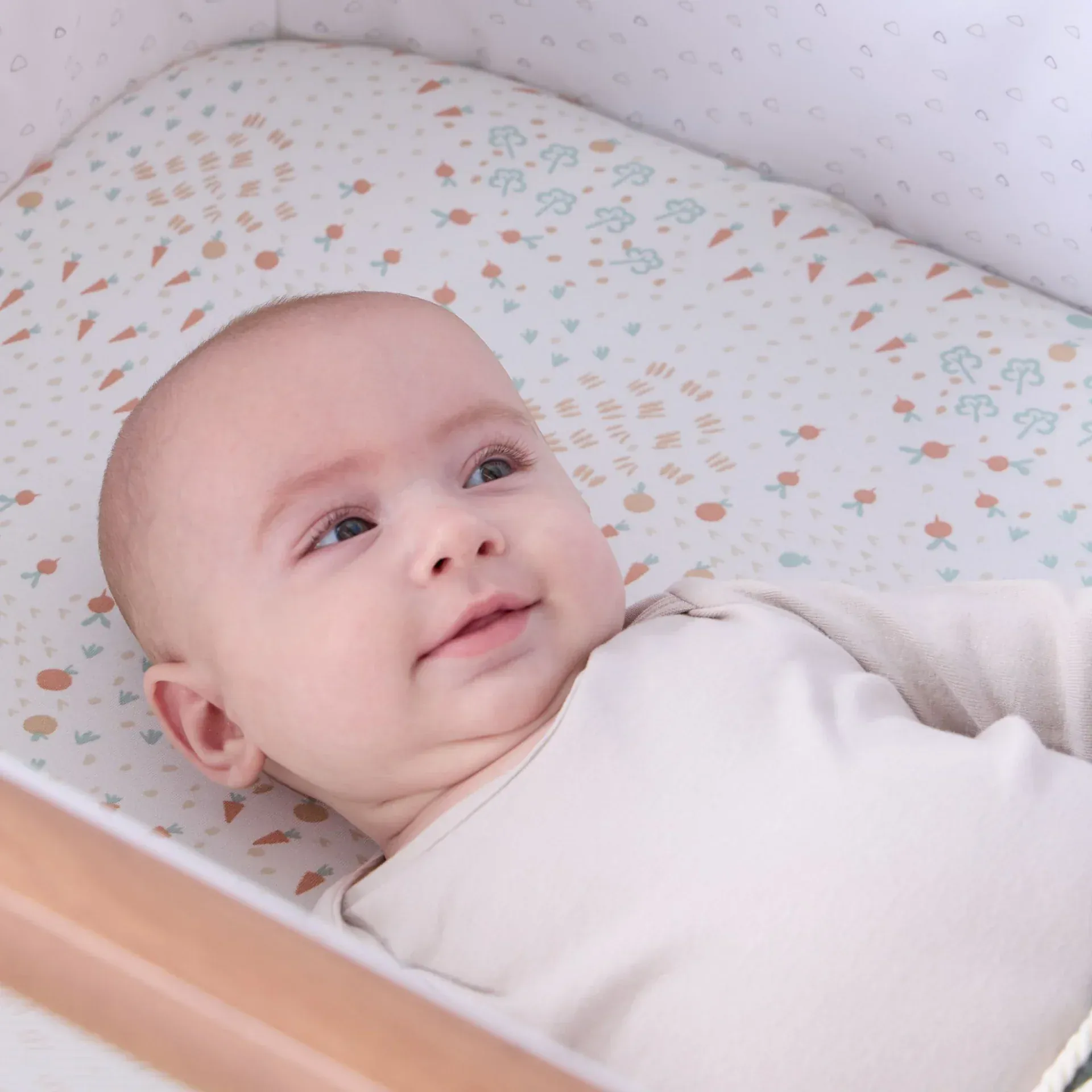 Tutti Bambini Bedside Crib Fitted Sheets (2 Pack) - Good Life - Image 2