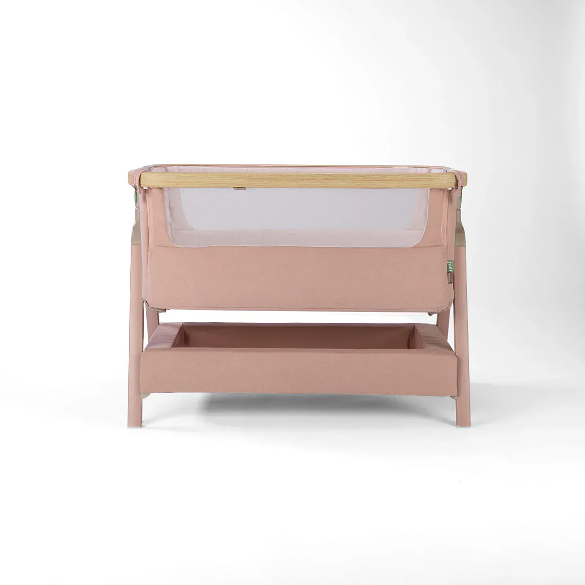 Tutti Bambini CoZee Air 2 Bedside Crib - Drifted Oak / Blush - Image 9