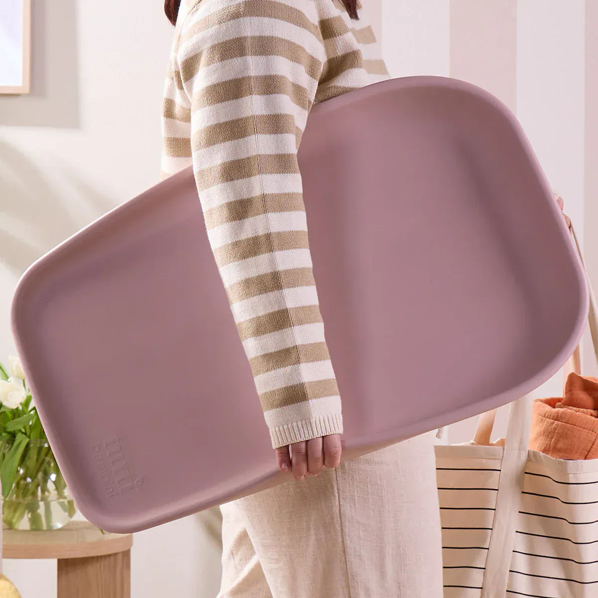 Tutti Bambini Cushi Mini Changing Mat - Petal - Image 5