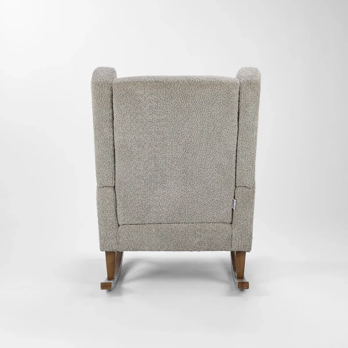 Tutti Bambini Harper Wingback Rocking Chair & Footstool - Cloud Grey - Image 9