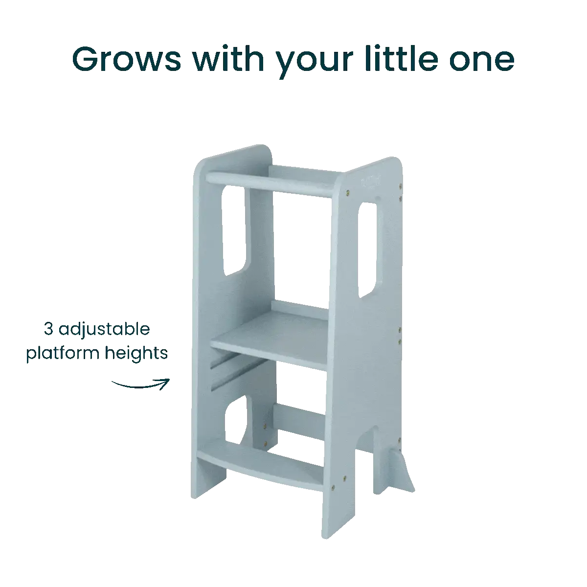 Tutti Bambini Helping Hands Montessori Toddler Learning Tower - Ocean Stone - Image 9
