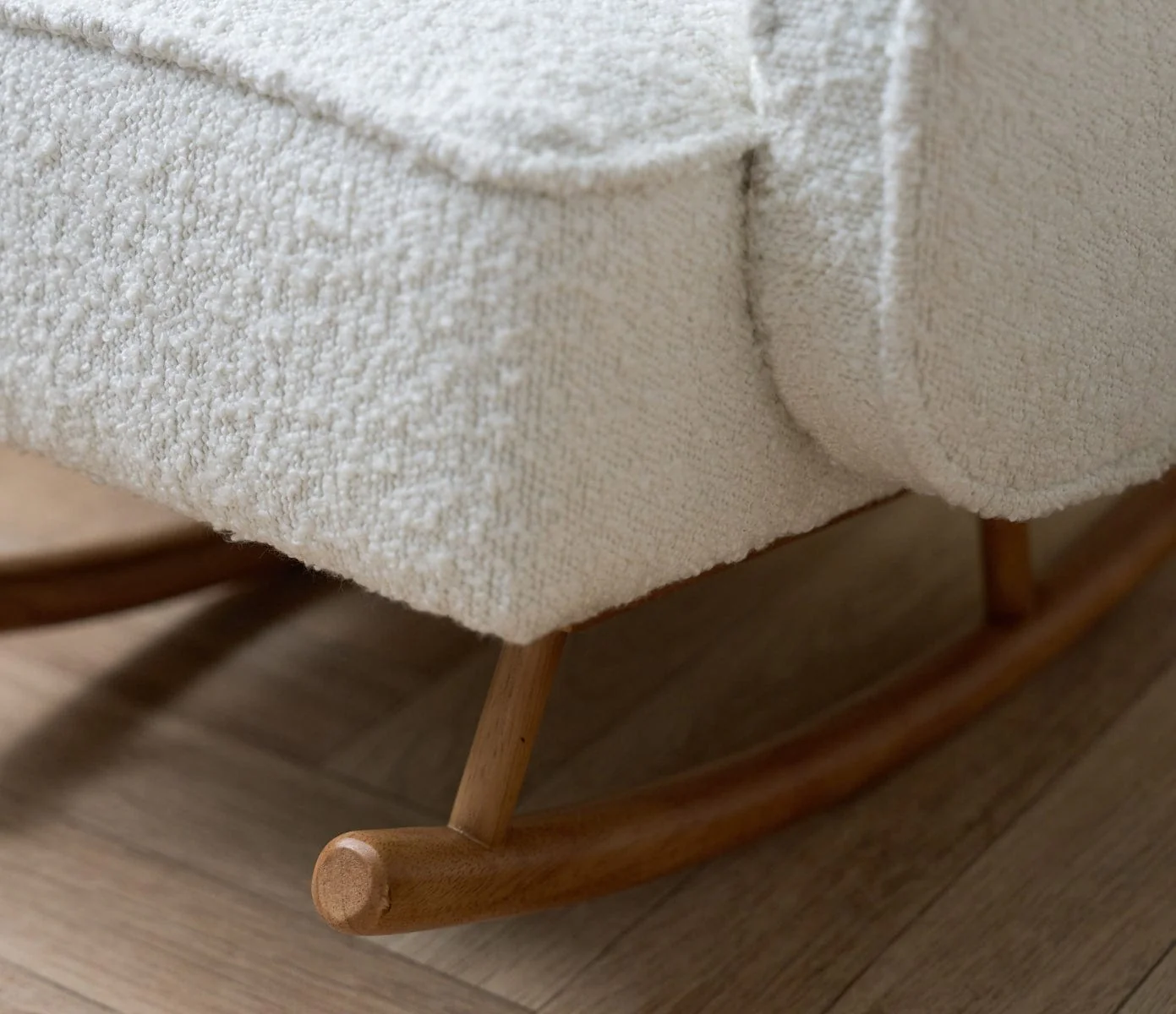 Tutti Bambini Micah Mini Me Children's Rocking Chair - Boucle Fresh Cream - Image 2