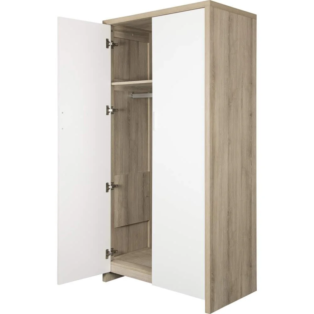 Tutti Bambini Modena Wardrobe White/Oak - Image 2