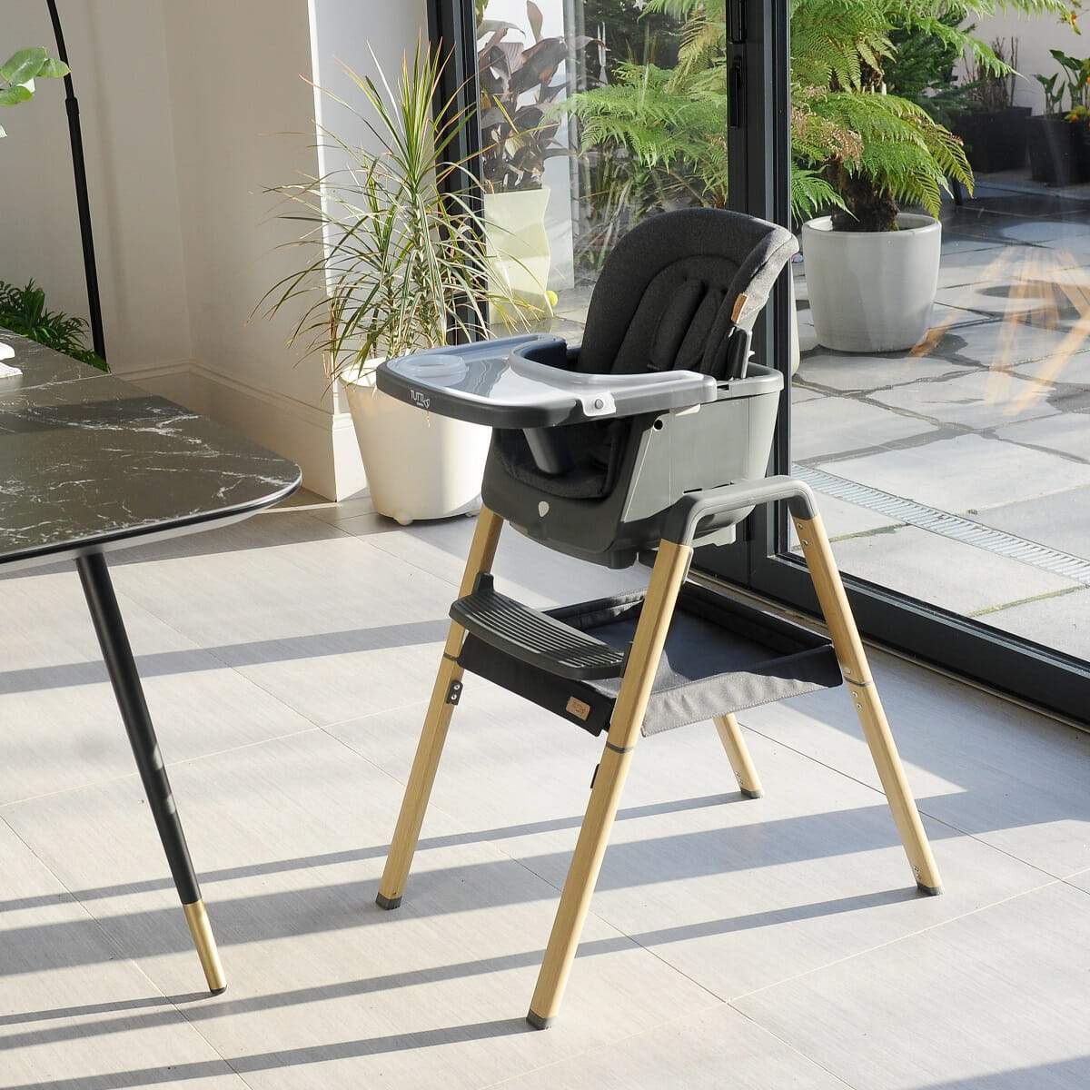 Tutti Bambini Nova Birth to 12 Years Highchair Package - Grey/Oak - Image 2