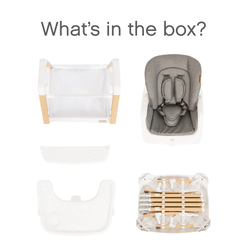 Tutti Bambini Nova Highchair - White/Oak - Image 5
