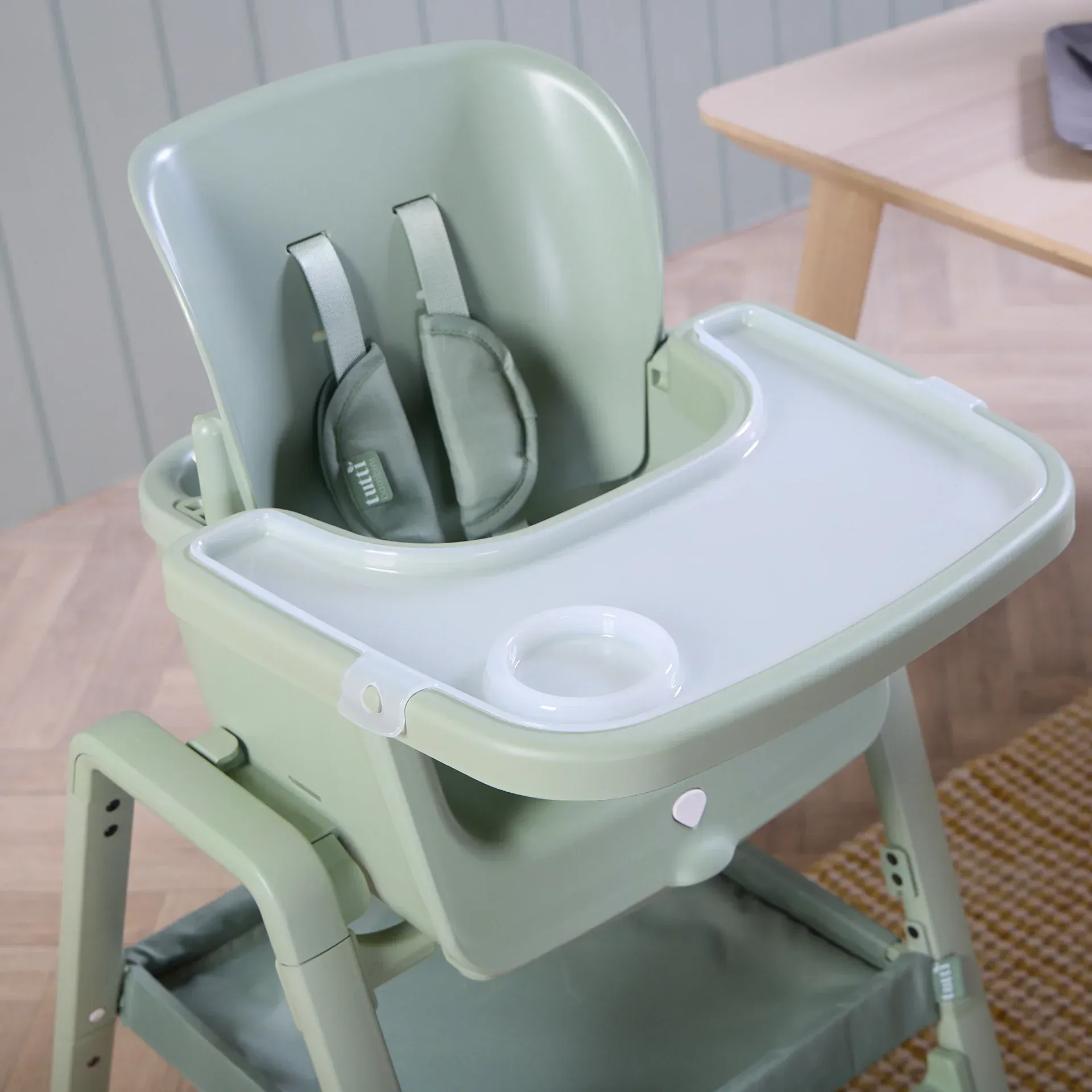 Tutti Bambini Nova Maison 7 in 1 Highchair - Matcha - Image 2
