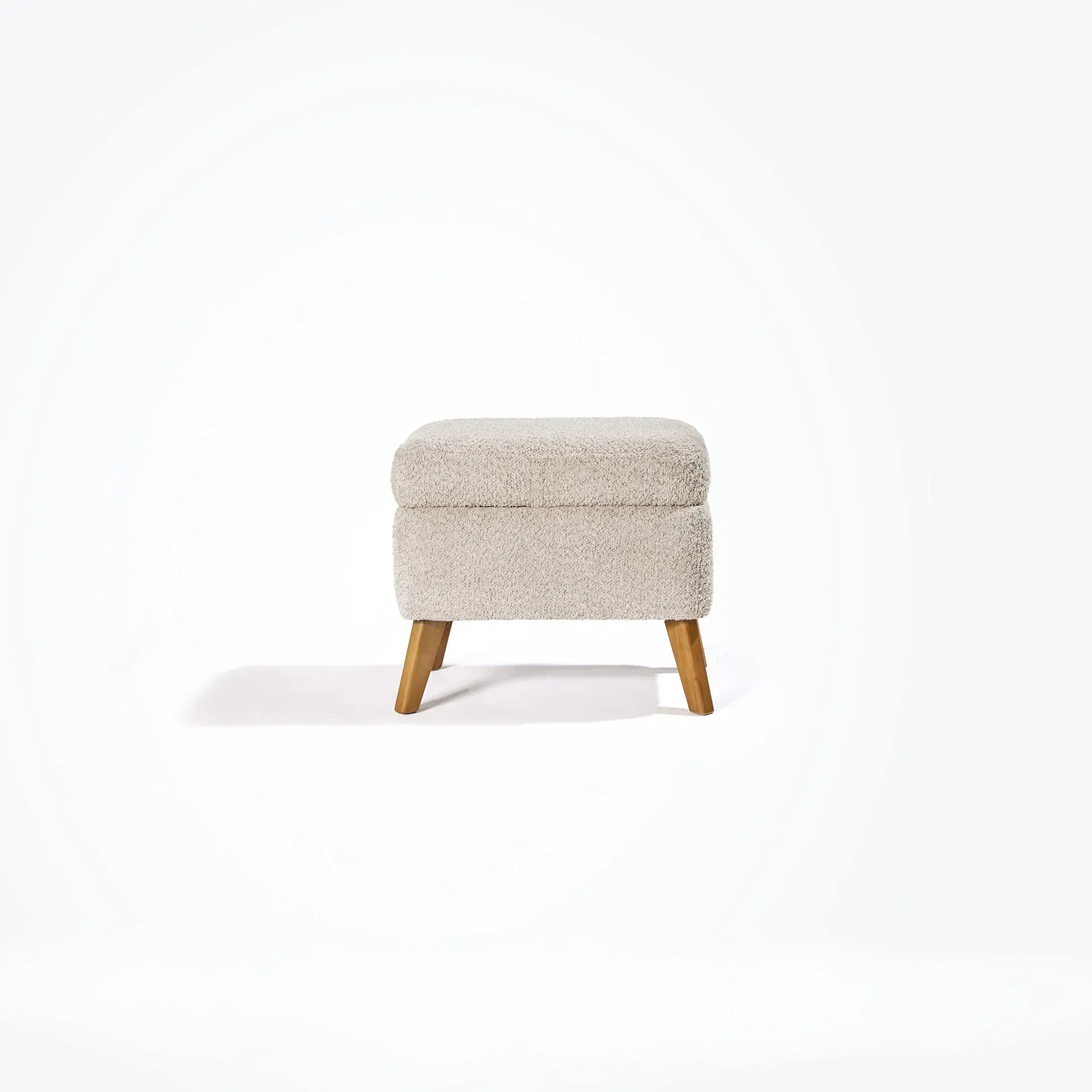 Tutti Bambini Oscar Luxe Rocking Chair & Footstool - Teddy Mushroom - Image 8