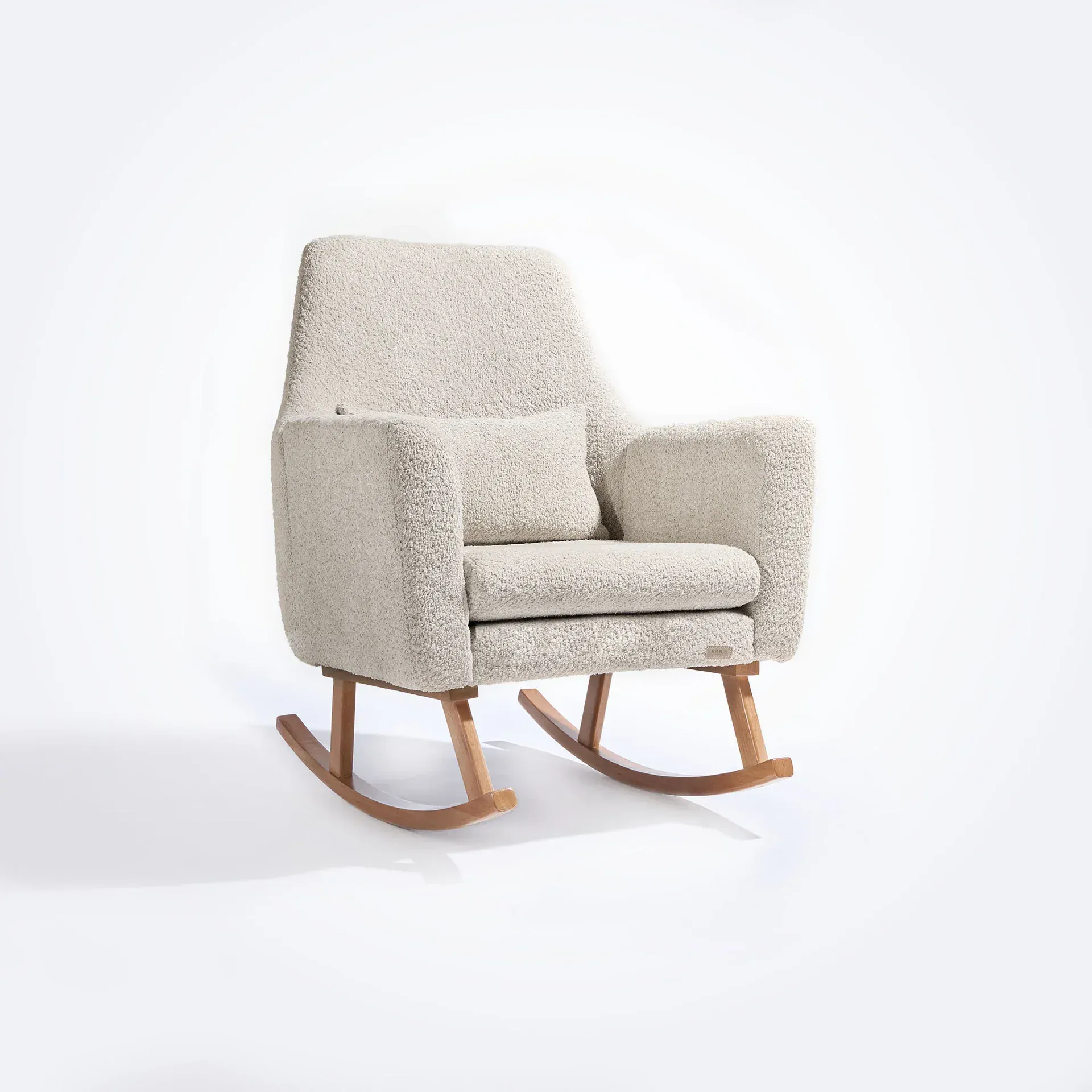 Tutti Bambini Oscar Luxe Rocking Chair & Footstool - Teddy Sage - Image 3