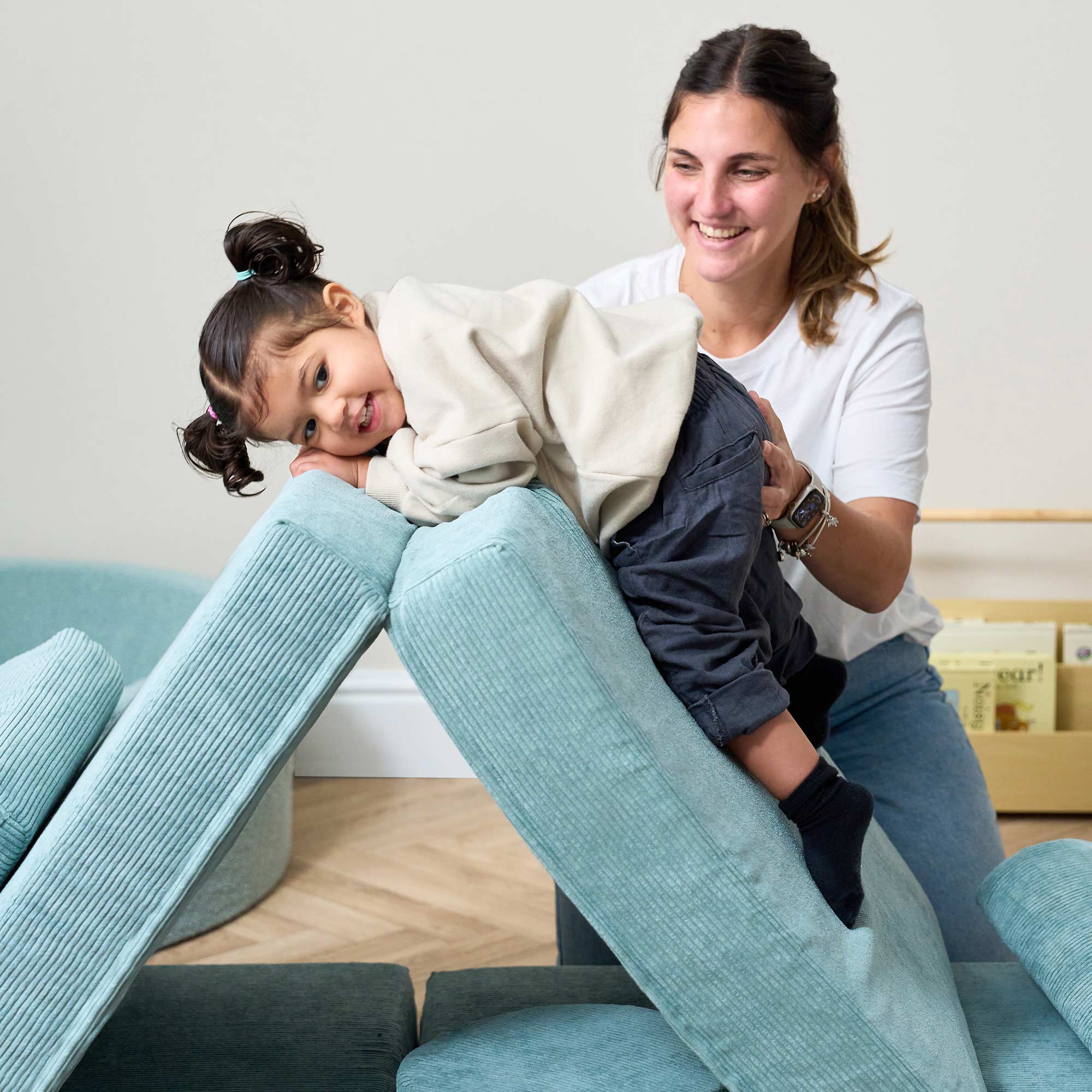 Tutti Bambini Playrama Montessori Kids Play  Sofa - Ocean Stone - Image 33