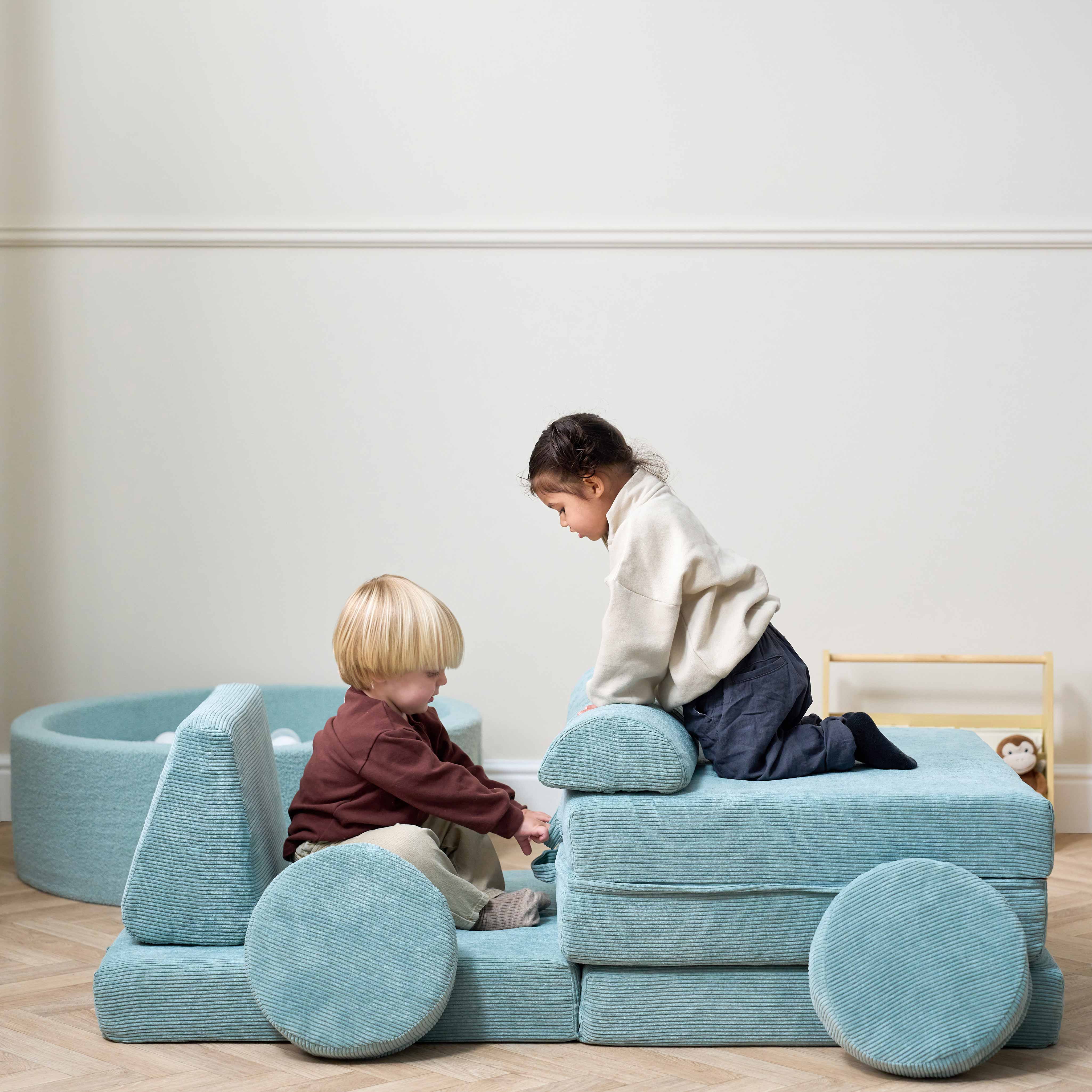 Tutti Bambini Playrama Montessori Kids Play  Sofa - Ocean Stone - Image 35