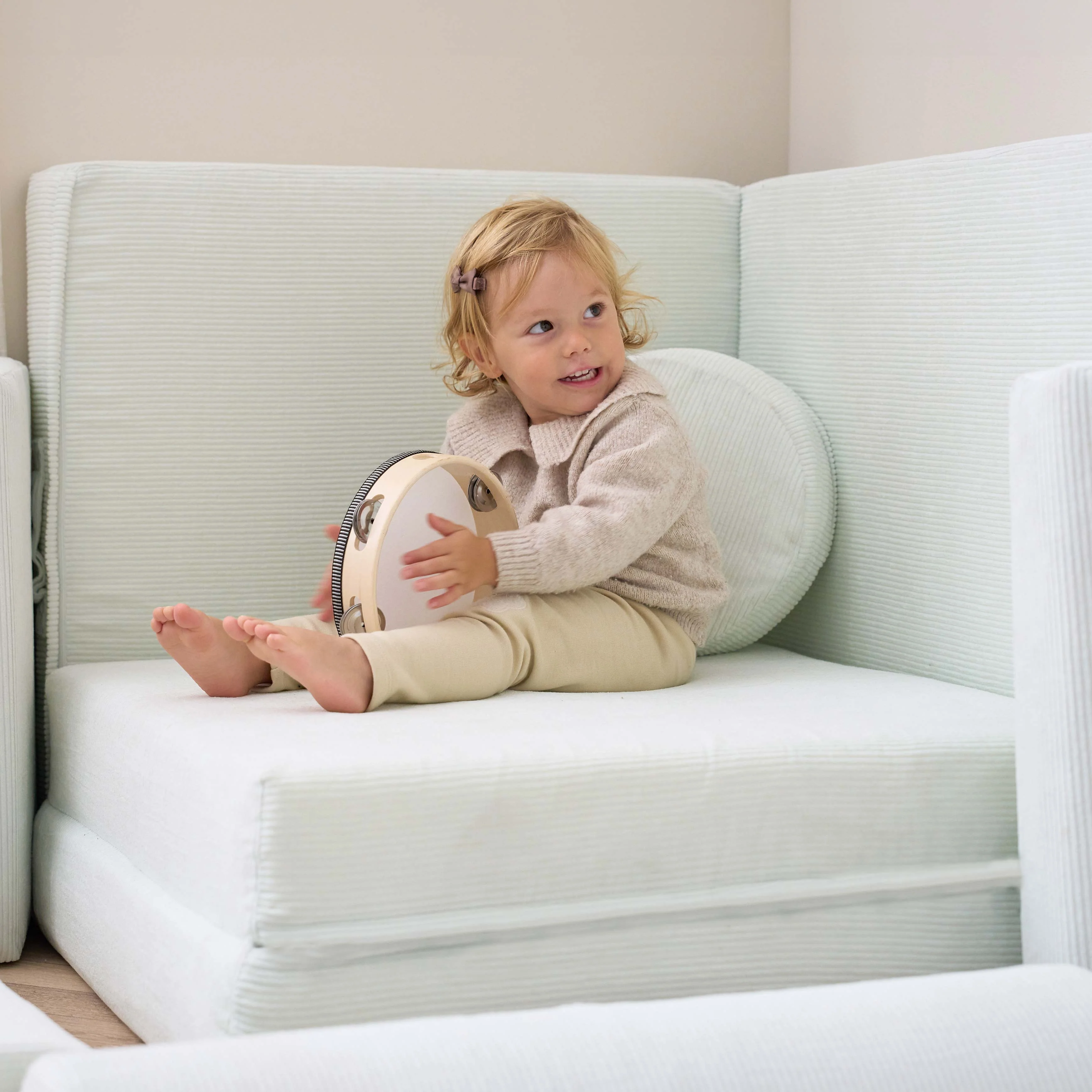 Tutti Bambini Playrama Montessori Kids Play  Sofa - Sea Mist - Image 15