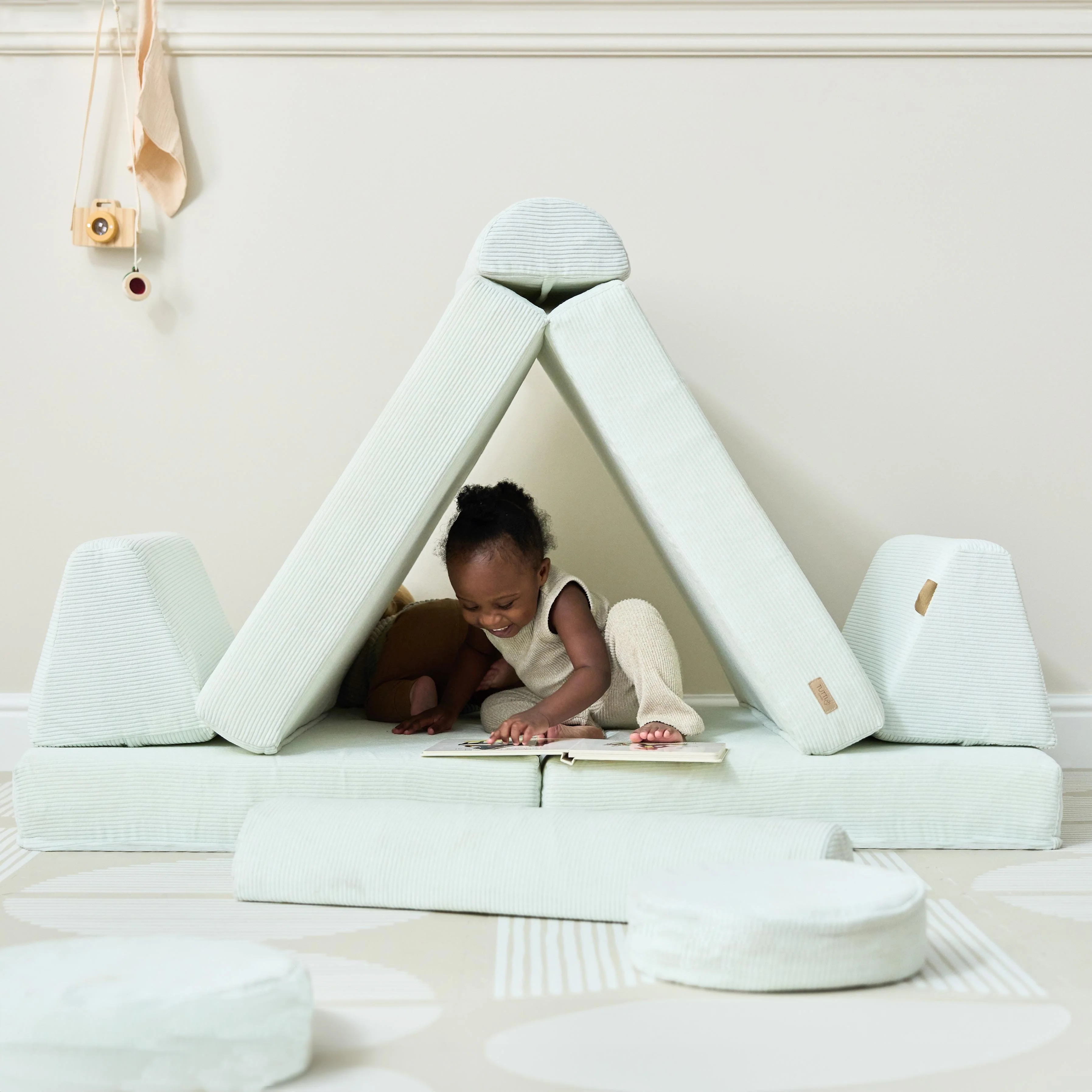 Tutti Bambini Playrama Montessori Kids Play  Sofa - Sea Mist - Image 3