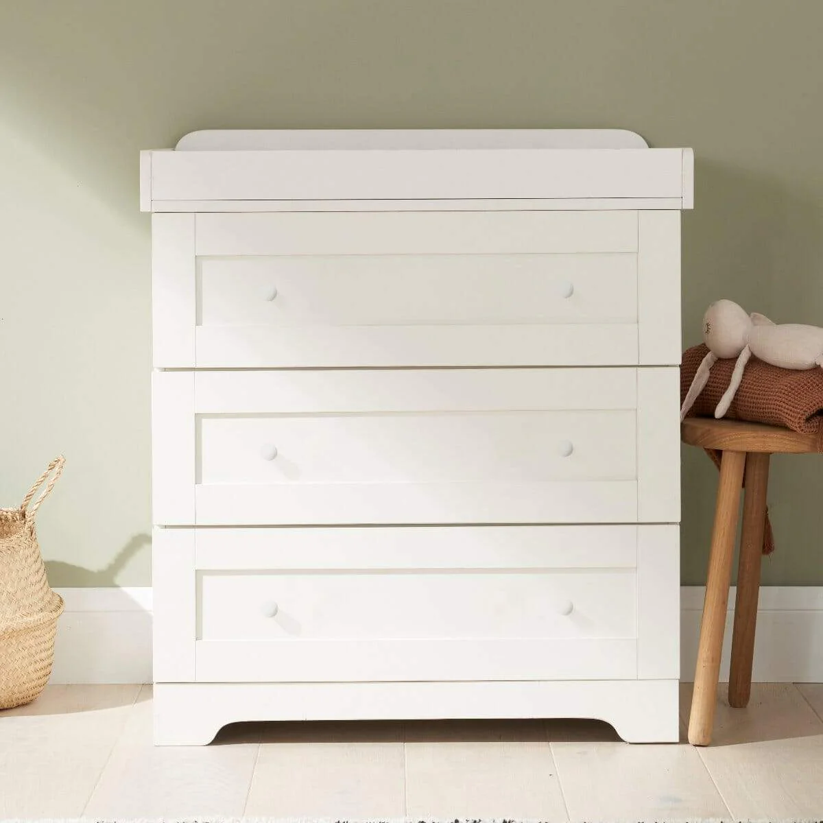 Tutti Bambini Rio 5 Piece Room Set - White - Image 10
