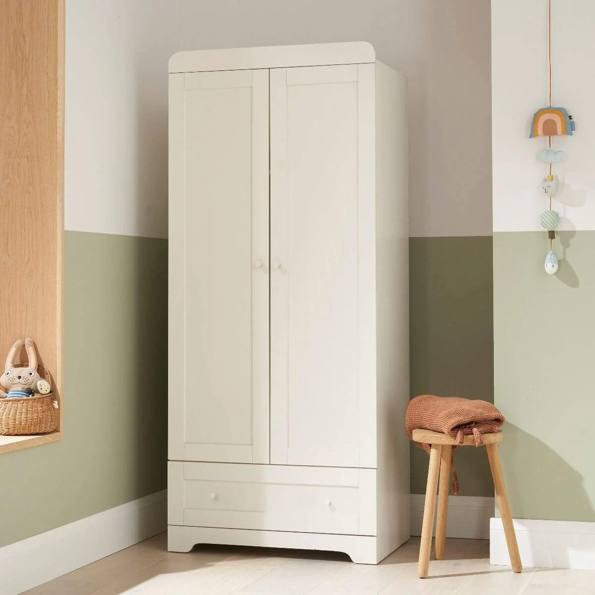 Tutti Bambini Rio Wardrobe - White - Image 3