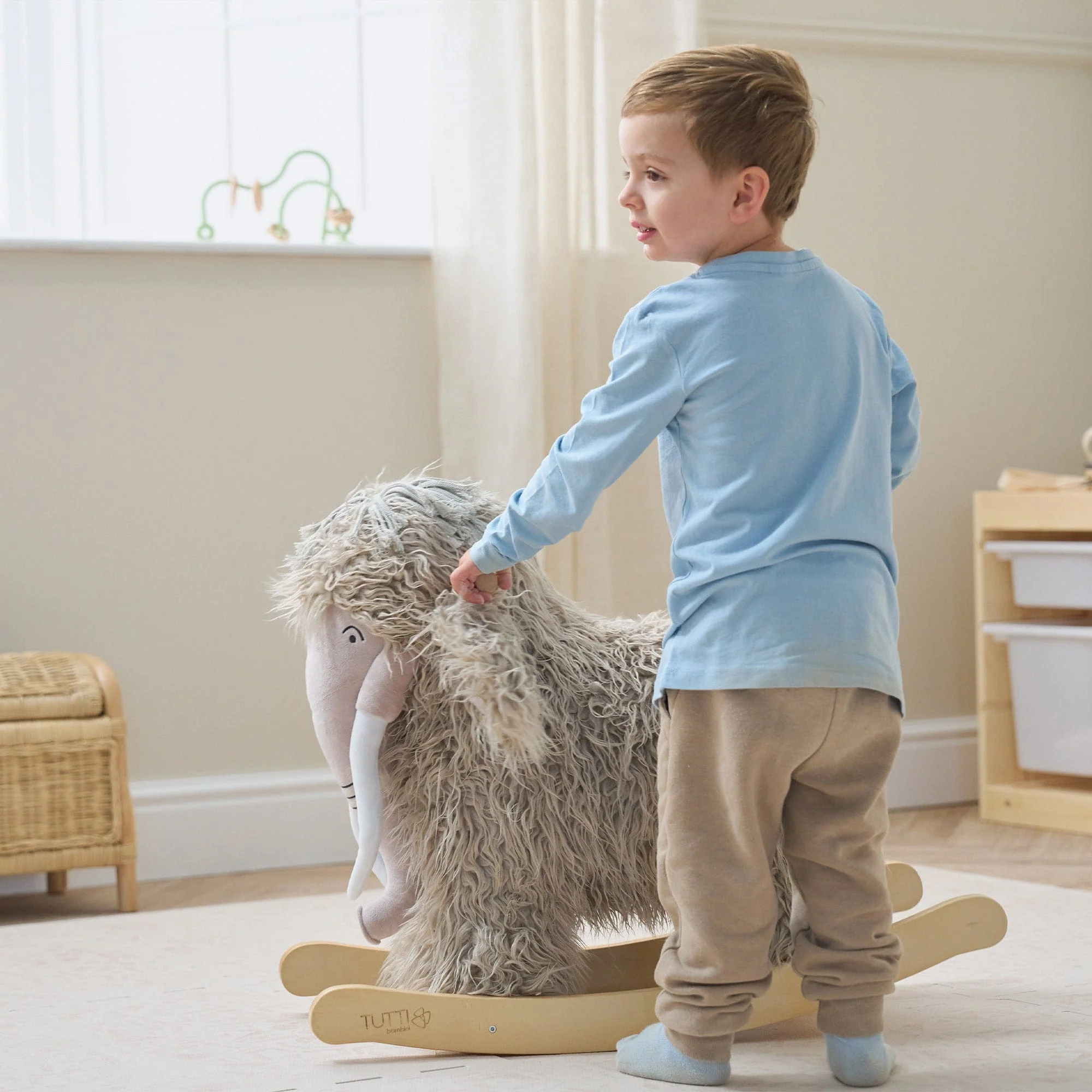 Tutti Bambini Rocking Toy - Mimi the Woolly Mammoth - Image 3
