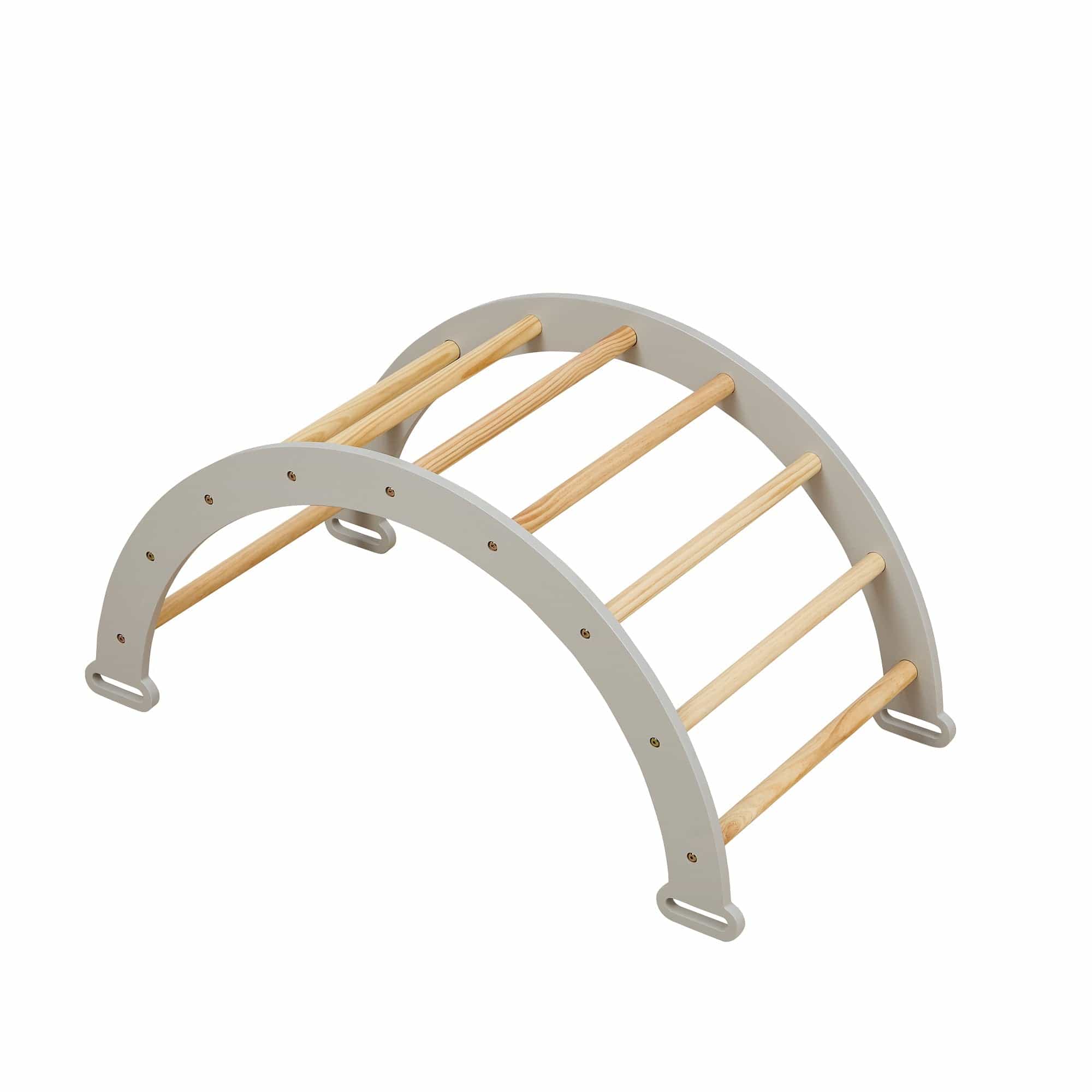 Tutti Bambini Scala Montessori 3-in-1 Pikler Climbing Frame with Climbing Wall - Mushroom - Image 14
