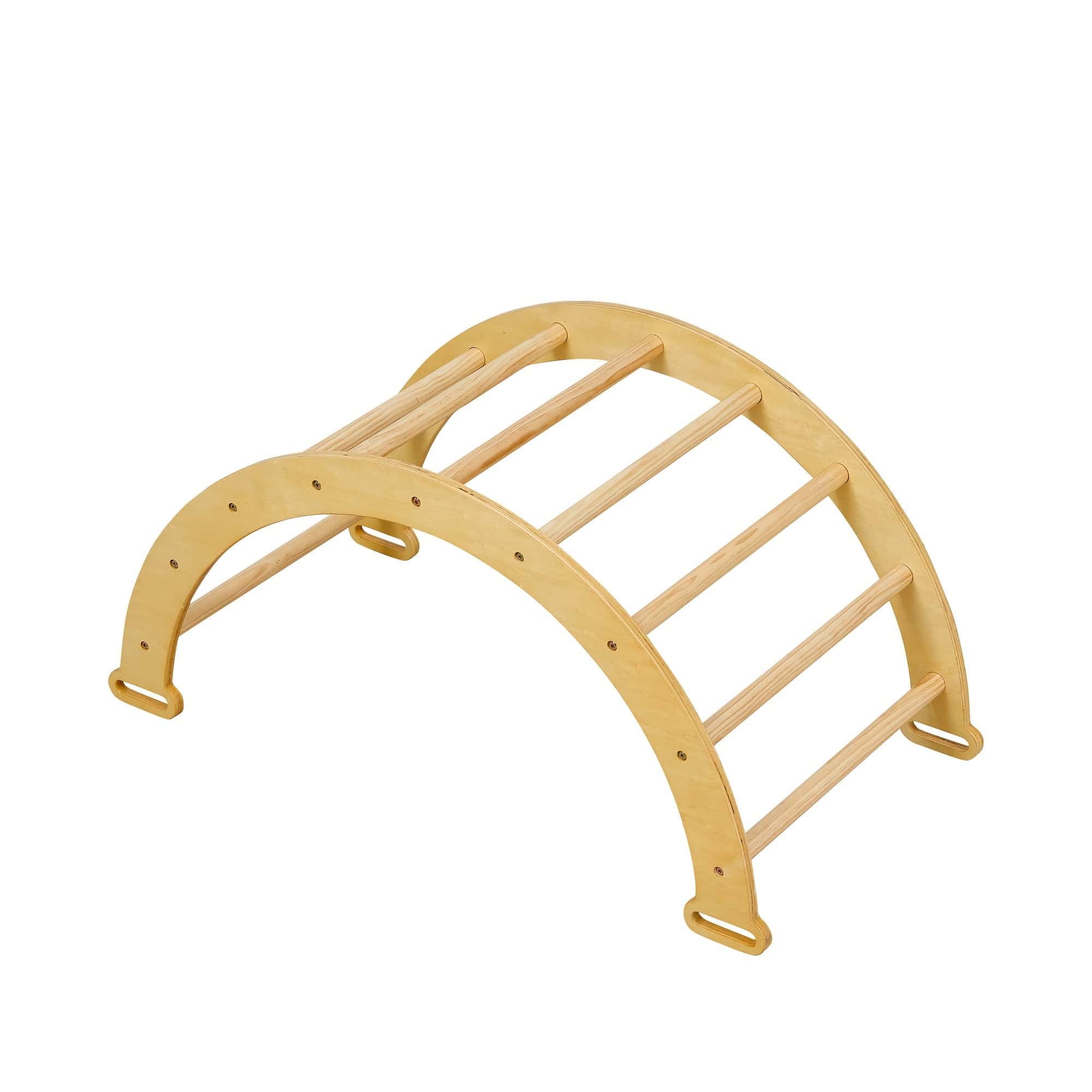 Tutti Bambini Scala Montessori 3-in-1 Pikler Climbing Frame with Climbing Wall - Natural - Image 28