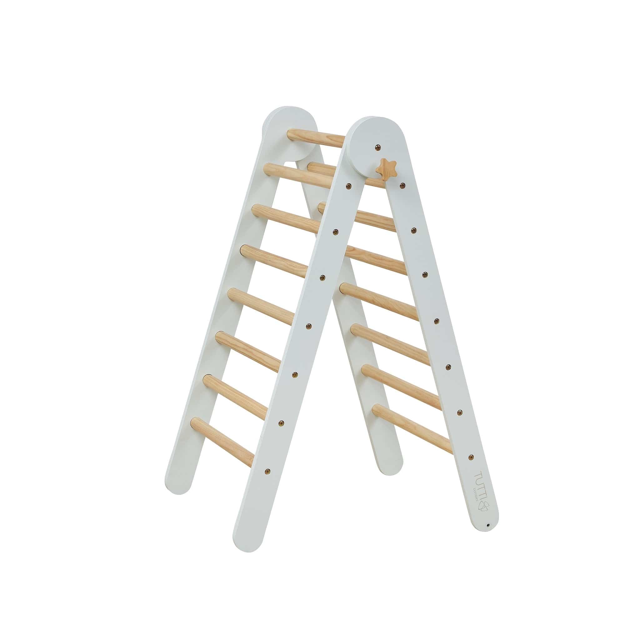 Tutti Bambini Scala Montessori 3-in-1 Pikler Climbing Frame with Climbing Wall - Sea Mist - Image 23