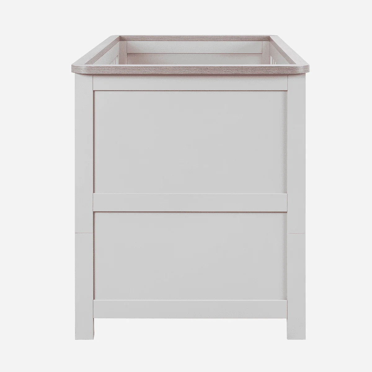 Tutti Bambini Verona Cot Bed - Dove Grey/Oak - Image 3
