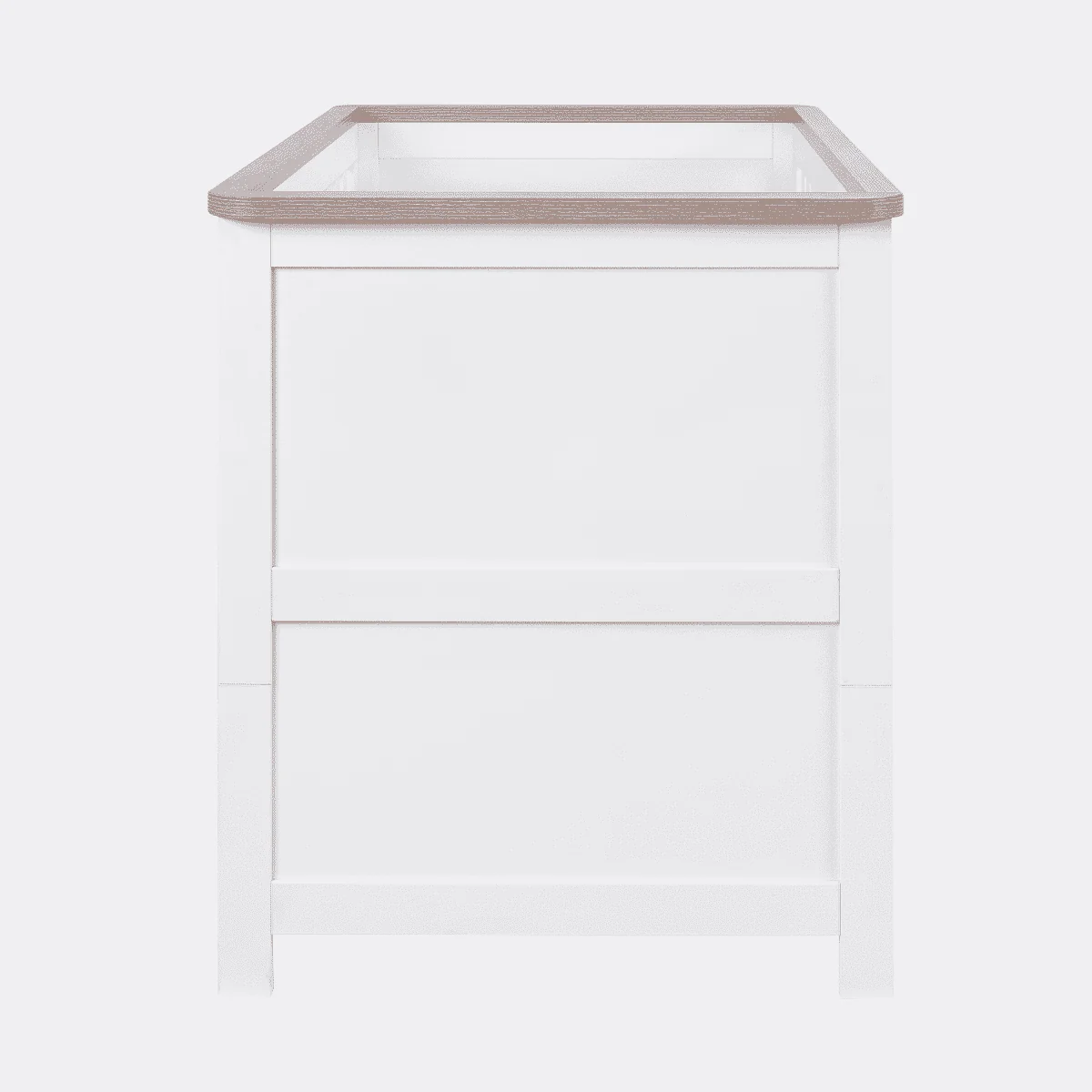 Tutti Bambini Verona Cot Bed - White/Oak - Image 3