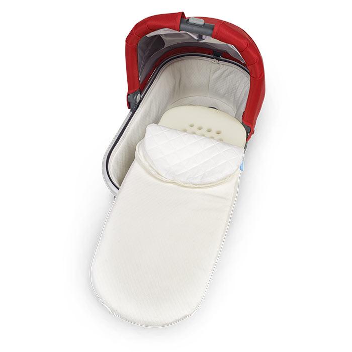 UPPAbaby Carrycot Mattress Cover - White - Image 2