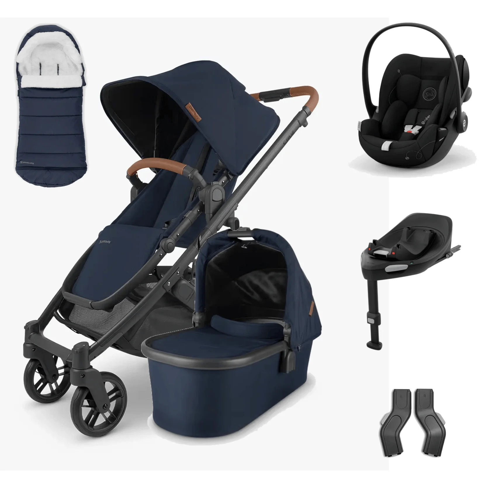 UPPAbaby Cruz (Cloud G) Travel System with Footmuff - Noa