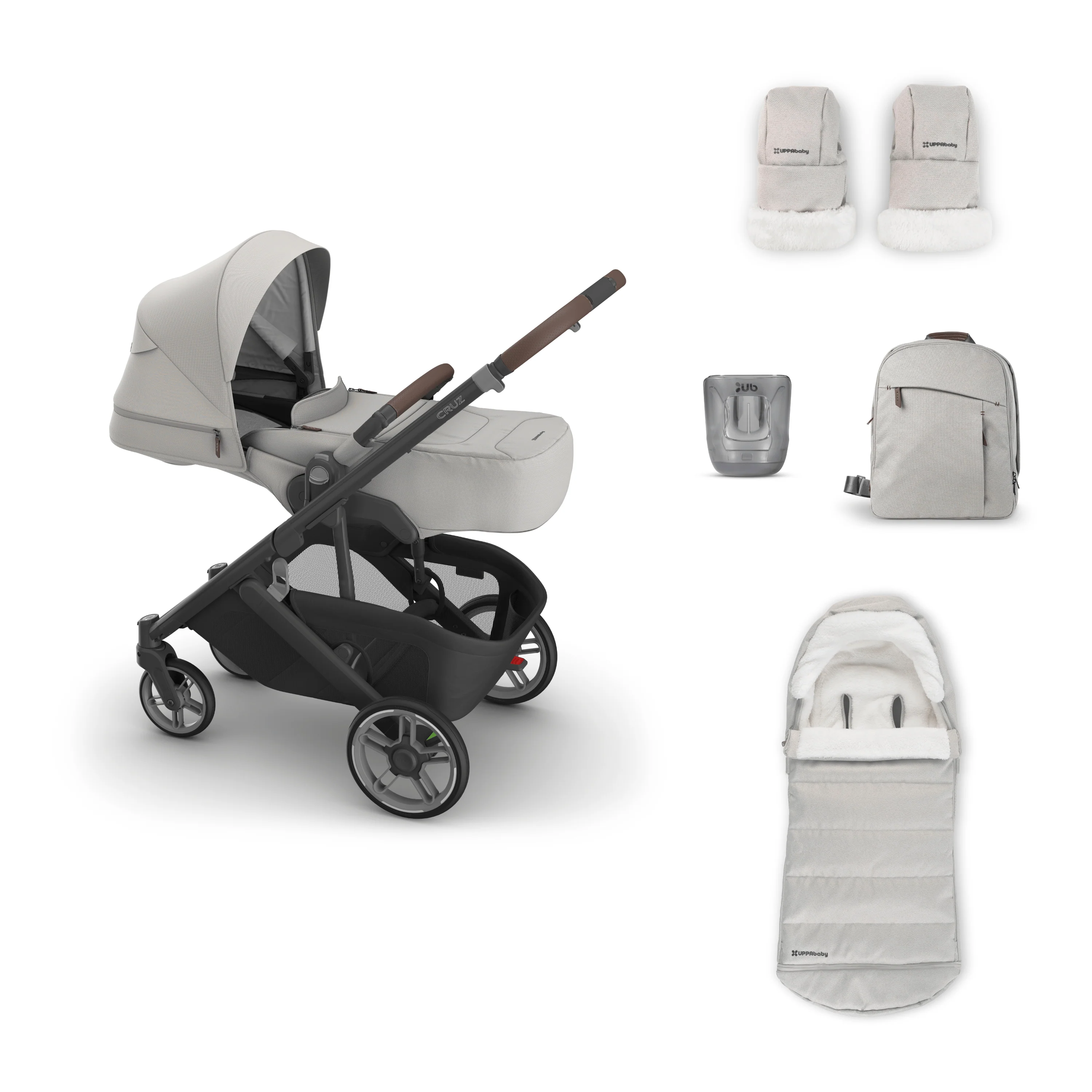 UPPAbaby CRUZ V3 Stroller with Accessories - Savannah
