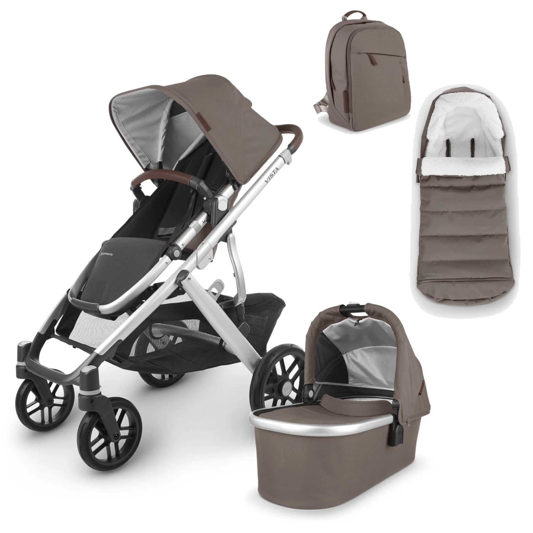 UPPAbaby Vista V2 Pram Essential Bundle - Theo