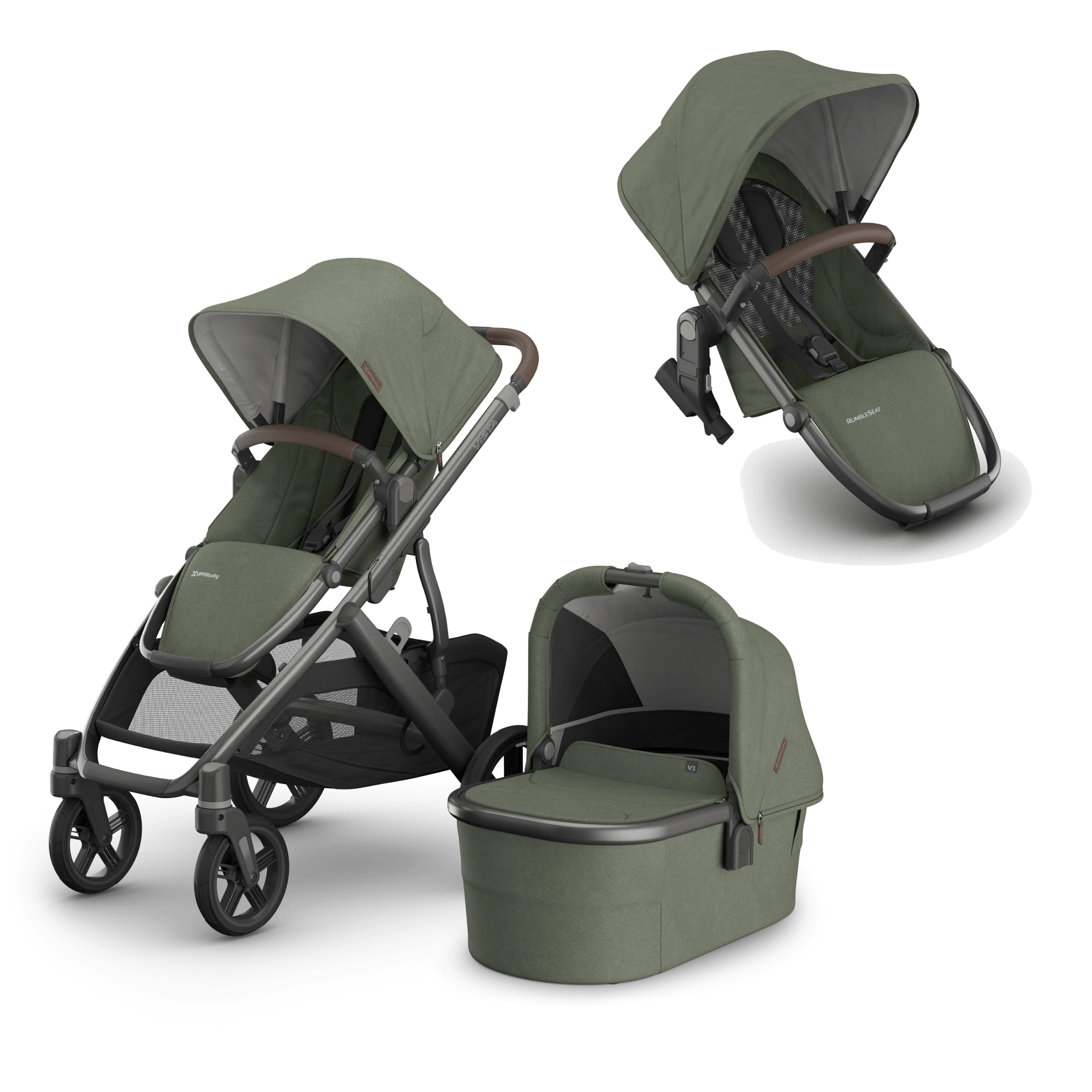UPPAbaby Vista V3 Double Pushchair - Evelyn