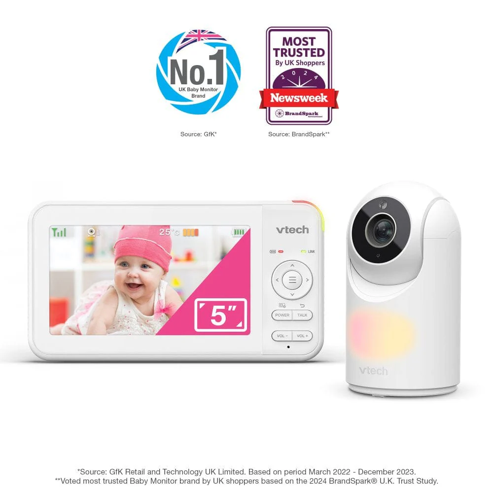 V-tech Video Monitor & Night Light (VM5467) - Image 4