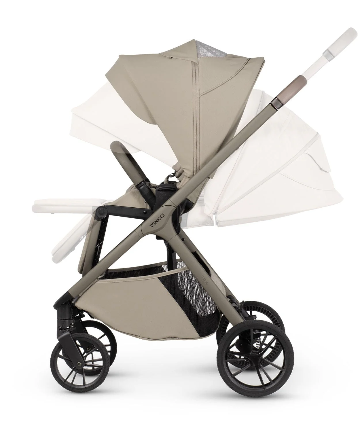 Venicci Tila 4in1 (Cloud T) Travel System - Latte - Image 8