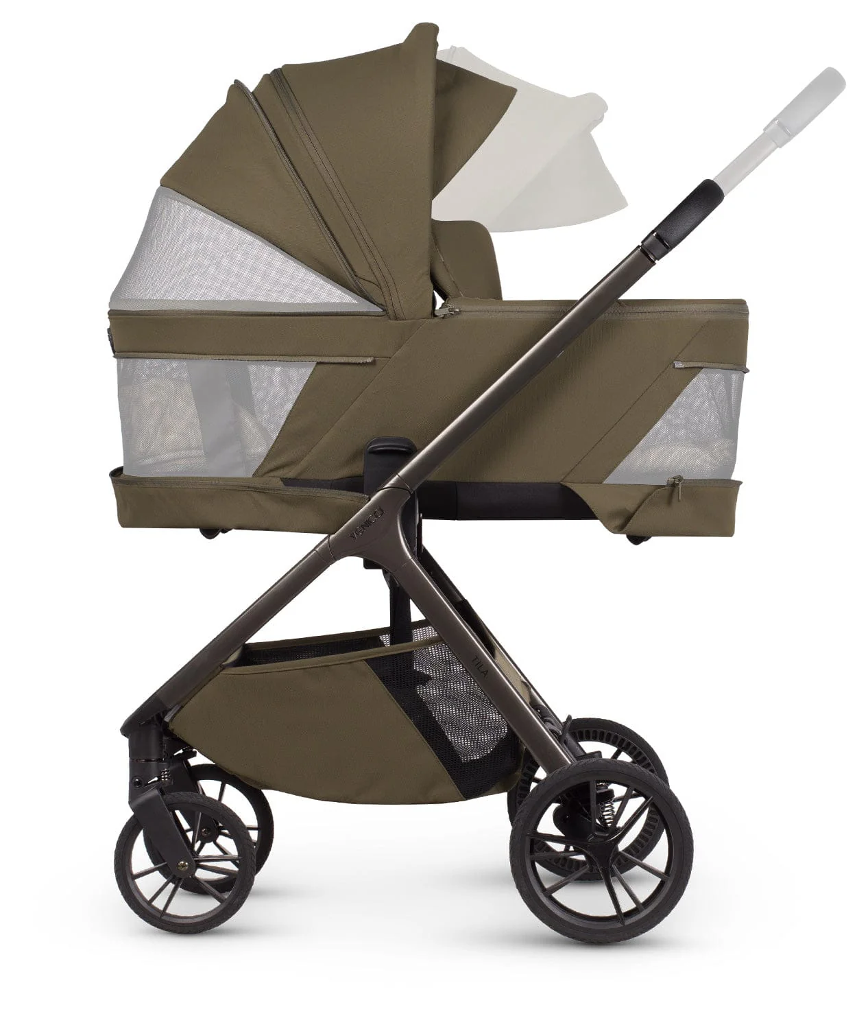 Venicci Tila 4in1 Plus Travel System - Olive/Black - Image 18
