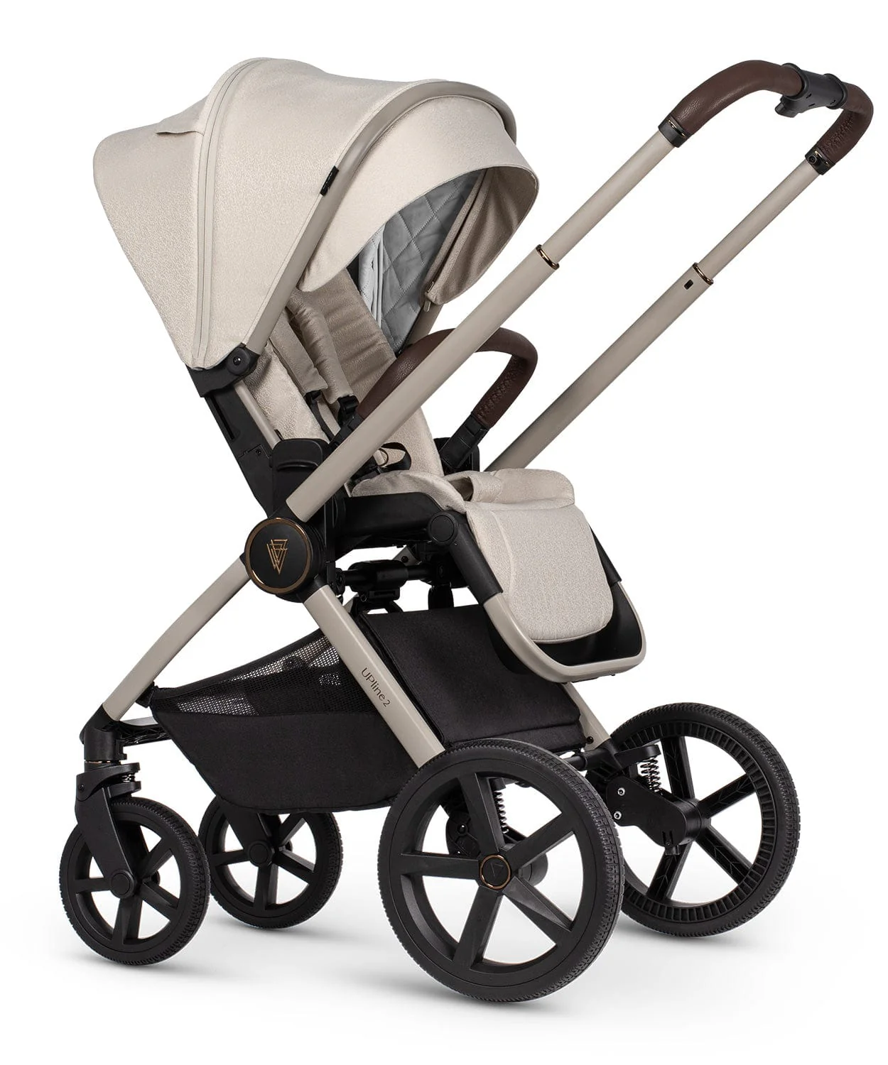 Venicci Upline 2, 3in1 Pushchair - Stone Beige/Beige - Image 6