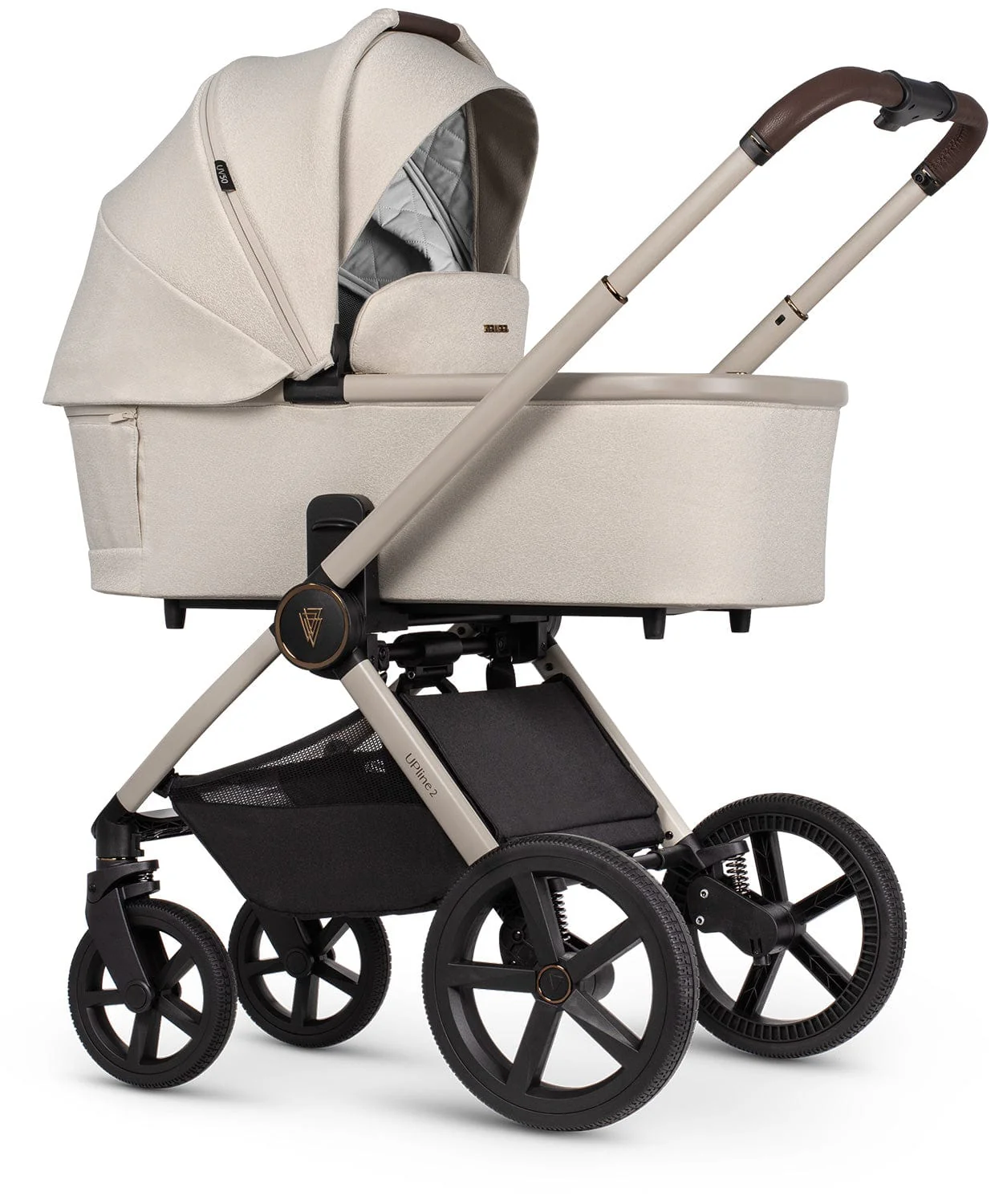 Venicci Upline 2, 3in1 Pushchair - Stone Beige/Beige - Image 9