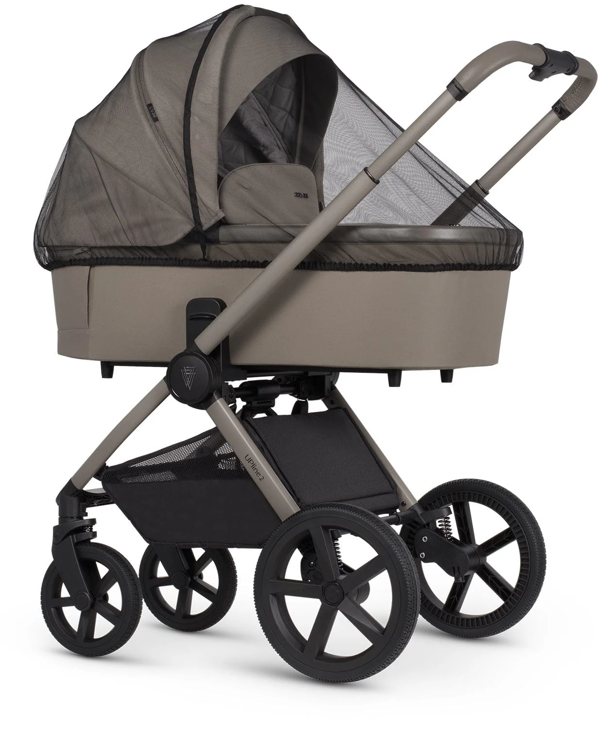Venicci Upline 2, 3in1 Pushchair - Taupe/Black - Image 15
