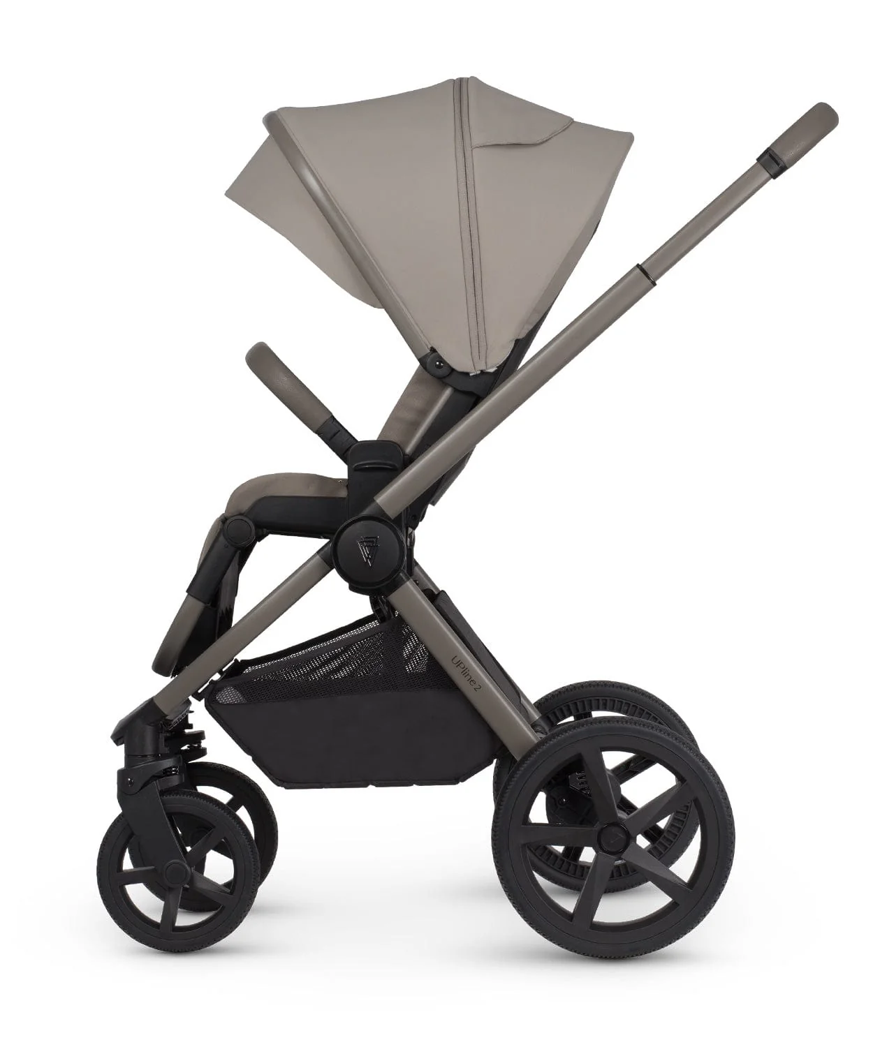 Venicci Upline 2, 3in1 Pushchair - Taupe/Black - Image 4