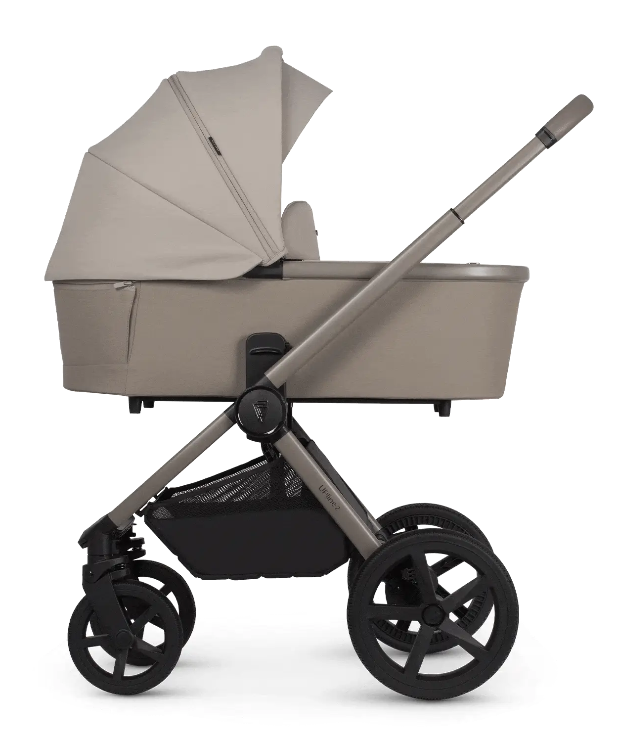 Venicci Upline 2, 3in1 Pushchair - Taupe/Black - Image 9