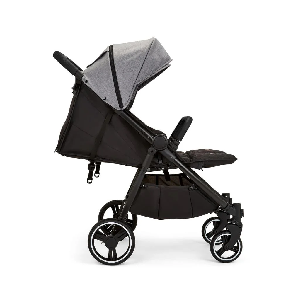 Ickle Bubba Venus Prime Double Stroller - Black / Space Grey / Black - Image 12
